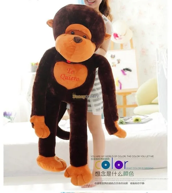 Fancytrader Super Lovely 51'' 130cm Biggest Stuffed Plush Monkey Gorilla,  Free Shipping FT50258 (7)