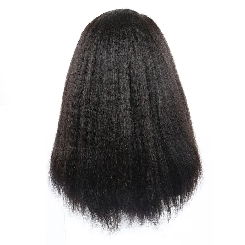 Кудрявые прямые парики из натуральных волос на кружеве для женщин 250% плотность бразильский парик из натуральных волос al черный предварительно сорванный 13x4 Dolago Remy
