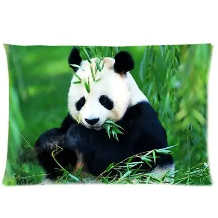 Panda cooling top pillow case