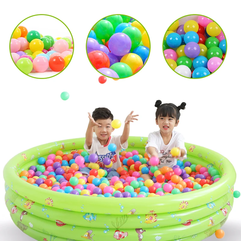 

2019 New Eco-Friendly Colorful Ocean Ball Baby Kids Children Fun Toys Swim Pit Soft Plastic Game Toy Water Pool Ocean Wave Ball