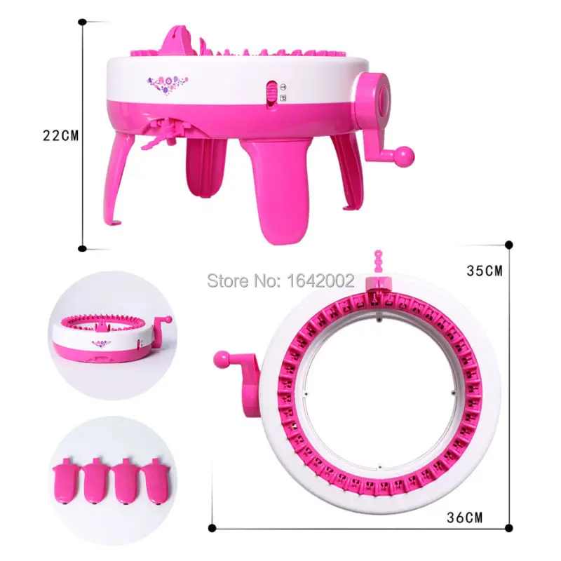 Scarf Hat Sock Fashion Craft DIY Sweater Circular Knitting Machine Board Loom Large Smart Weaver Educational Toys For Children