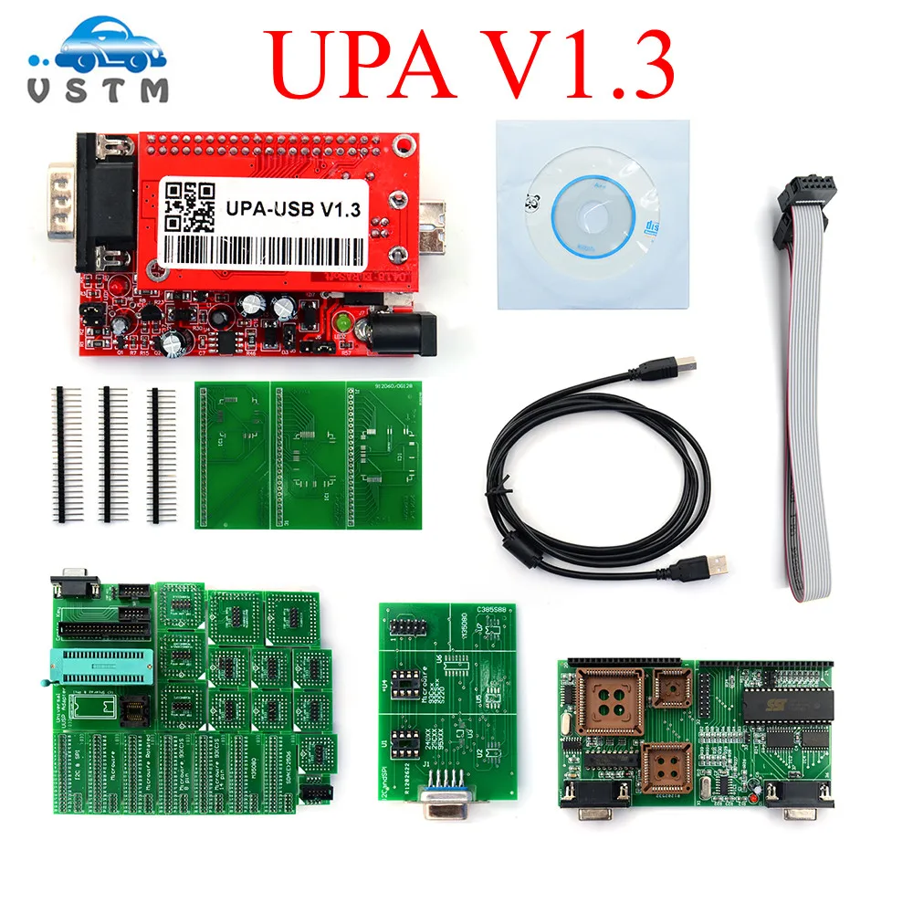 

2019 New UPA USB Programmer V1.3 with full adapters Main Unit UPA-USB 1.3 UPA USB V1.3 ECU Chip Tunning OBD2 Diagnostic-Tool