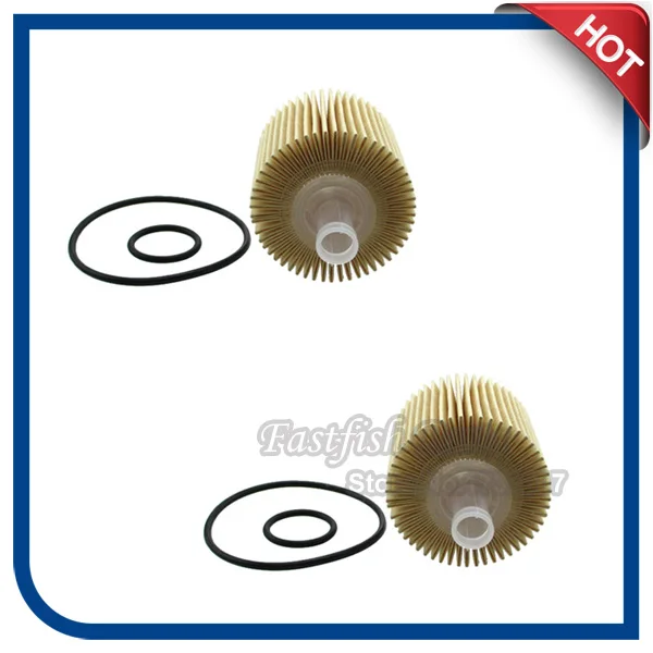 2 PCS OIL FILTER For 2007 2017 LEXUS RX350 RX450H 04152 YZZA1in Oil