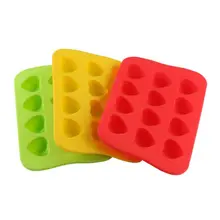 Лоток креативная звезда/Сердце/круглая/квадратная форма кубик льда Форма для торта 12 Сетка силиконовая форма шоколадное желе Кухонные гаджеты