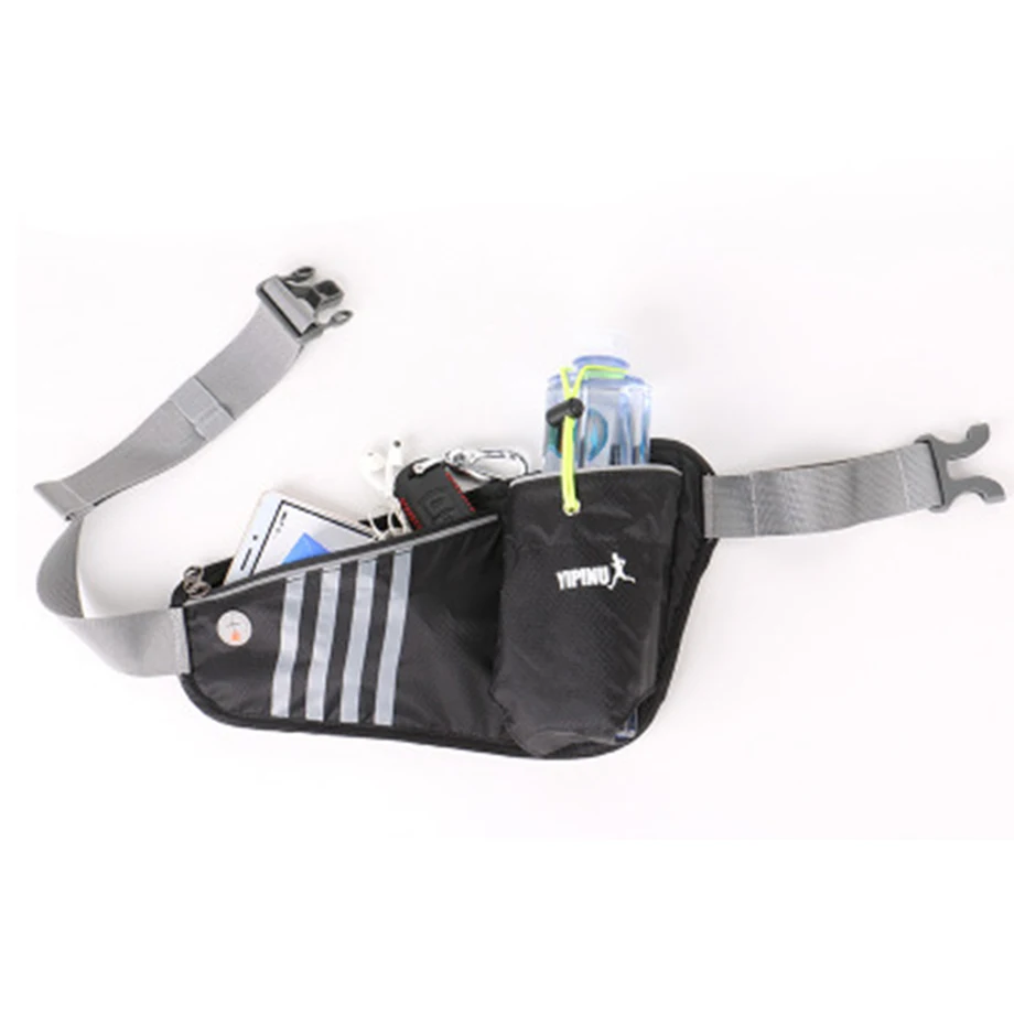 Yipinu Беговая поясная сумка спортивная сумка с карманами для чайника Водонепроницаемая походная велосипедная уличная многофункциональная сумка на плечо для мобильного телефона ремень