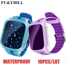 10 шт./лот) смартфон, gps часы детские наручные часы DS18 GSM gps локатор WiFi трекер анти-потеря Smartwatch ребенок PK Q80 Q90