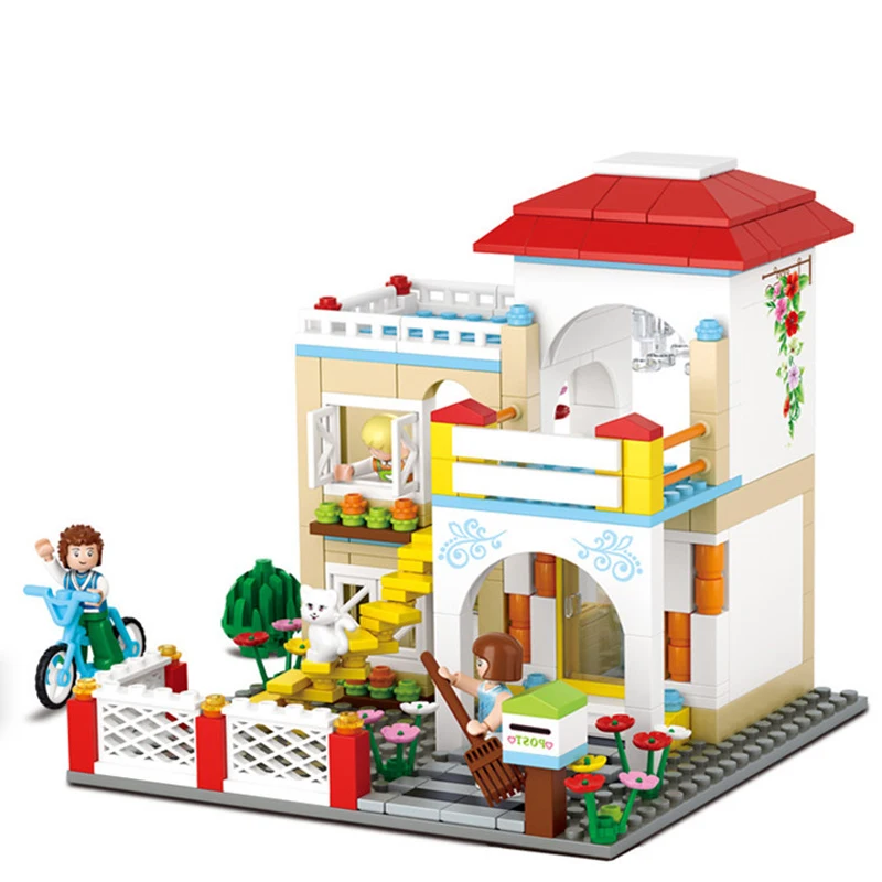380 шт детские строительные блоки игрушки Совместимые с Legoingly friends city girls милые