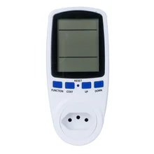 BR Digital Energy Meter Power Meter Volt Voltage Wattmeter Power Analyzer Electronic Energy Meter Outlet Socket