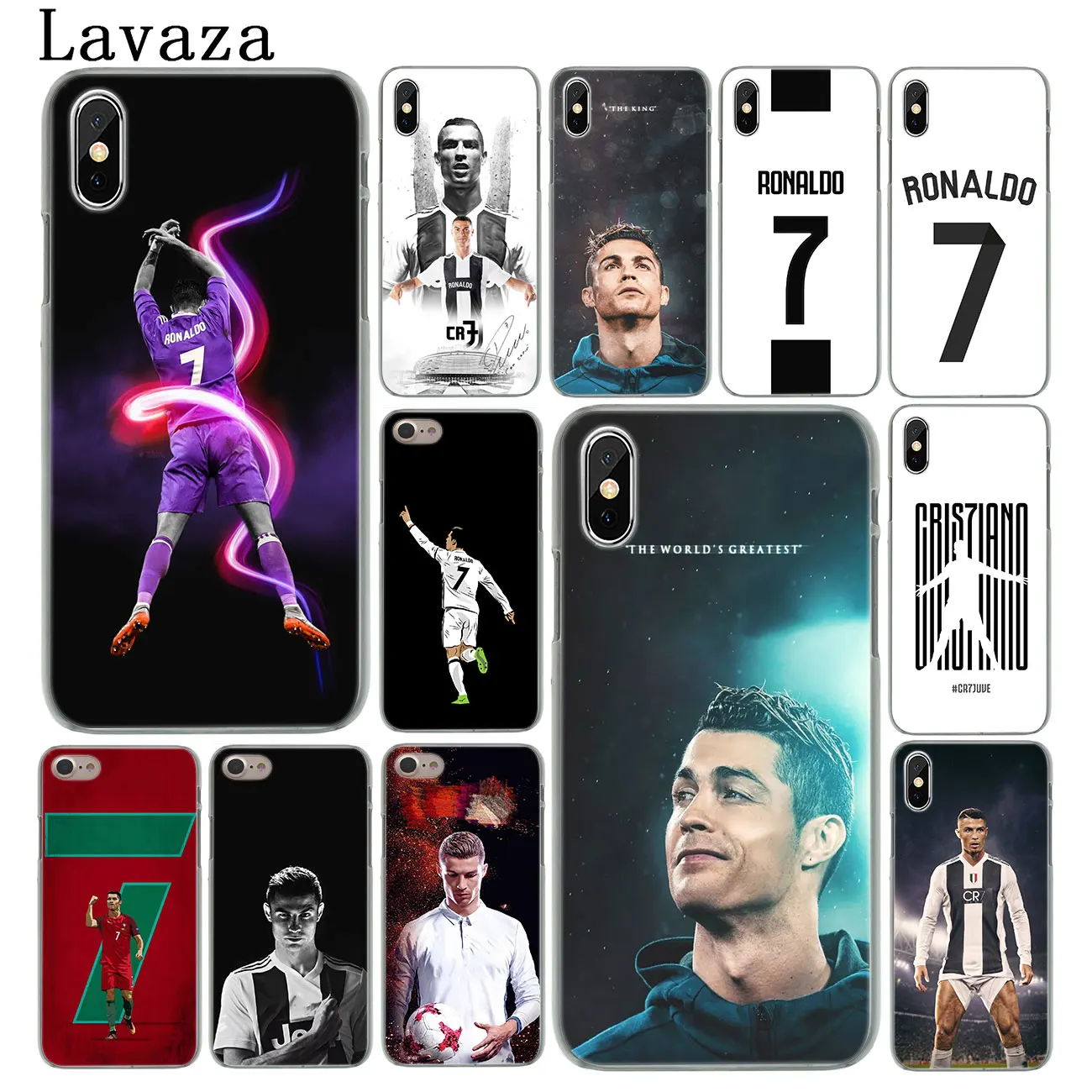 Lavaza Football star Real Cristiano Ronaldo CR7 Phone Case for Apple