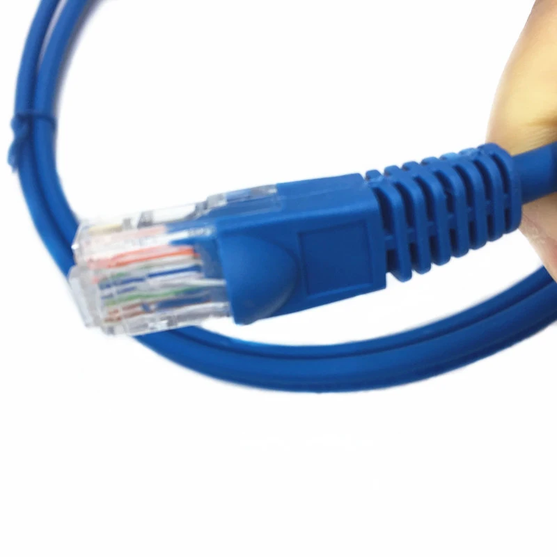 Cat5e UTP Bare Copper Pass Fluke Test Patch Cable 2M Low Smoke Zero Halogen Jacket Network RJ45 Patch Cord With Connectors