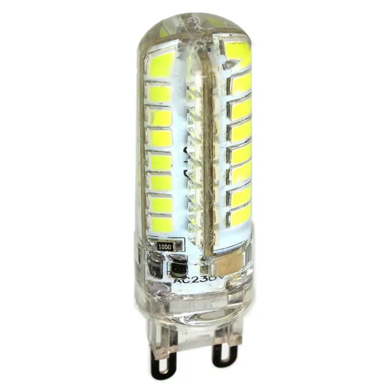 1 Pack LED G9 220V 240V 9W AC LED Tower Light Bulb 64 2835 Led Silicon