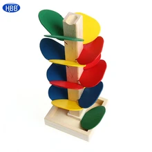 Деревянный шар бегать трек Дерево Дети интеллект развивающие игрушки-TwFi