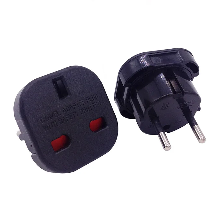 

Universal UK to EU Power Travel Plug Adapter Socket Converter good quality convert socket free shipping