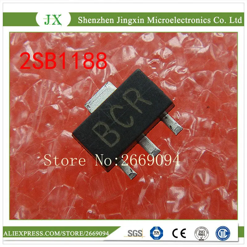 100 шт./лот 2SB1188 SOT-89 2A 32V PNP SMD транзистор | Электроника