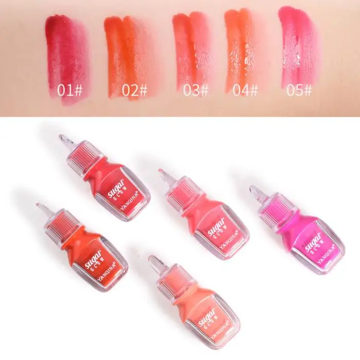 Hot Lip Glaze Liquid Lipstick Long Lasting Waterproof Non-stick Moisturizing For Women Makeup SJ66