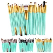 2016New Arrival Hot Sale Women Girl High Quality 20 pcs Makeup Brush Set tools Make-up Toiletry Kit Wool MakeUp Brush for beauty