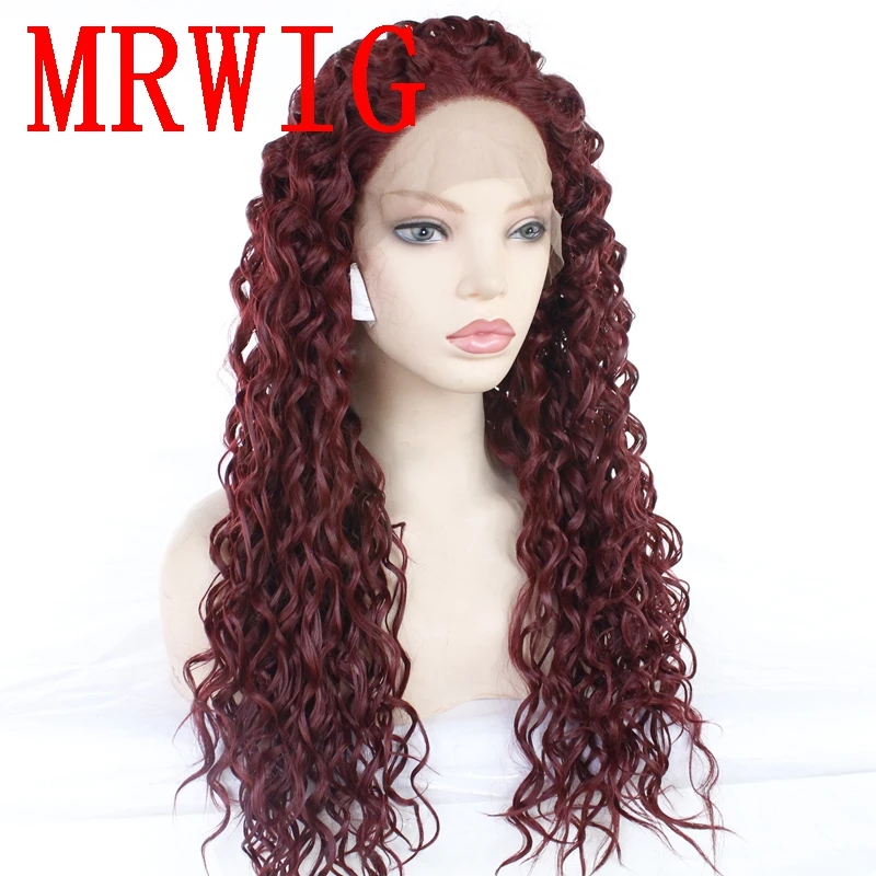 MRWIG Ombre Green 12in Short Bob Straight Synthetic Glueless Front Lace Wig Mid Part For Woman