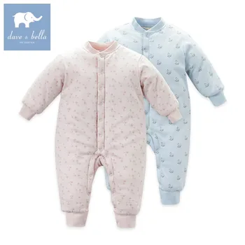 

DB4713 dave bella unisex autumn new born baby girls boys fashion romper infant printed clothes cute romper baby 1 piece