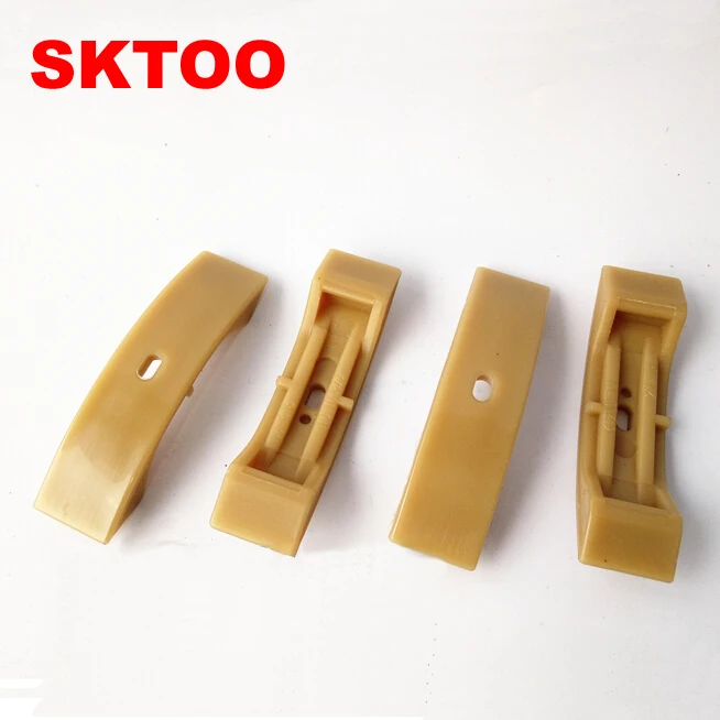 SKTOO 4 шт. натяжитель цепи распределительного вала колодка для обуви подходит для VW Golf Passat чехол для Audi Skoda 1,8 T, 2,7, 2,7 T, 2,4, 3,2, 4,2 V8