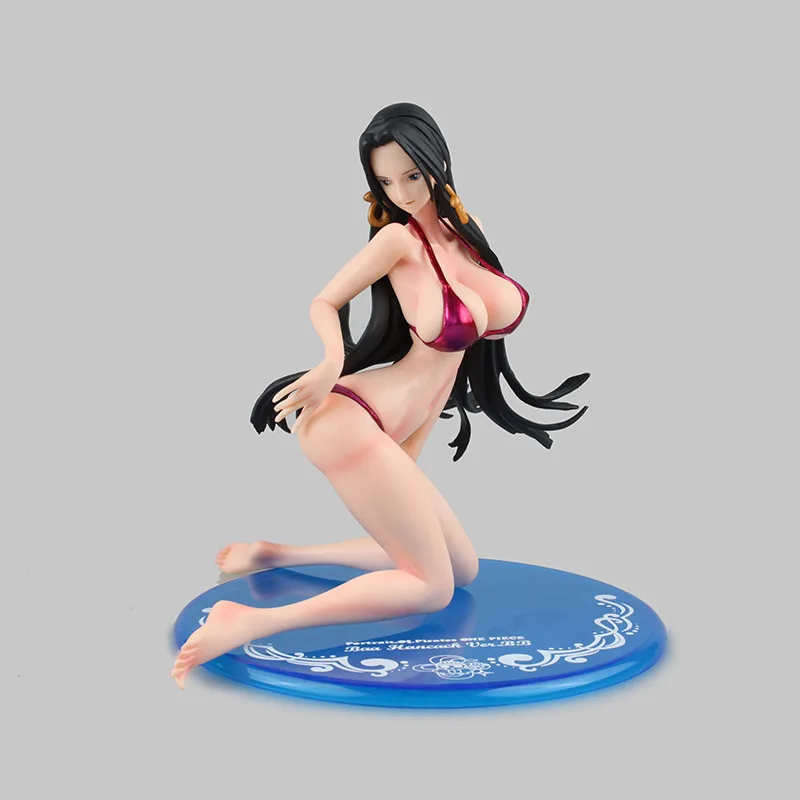 Huong Anime One Piece 18CM Portrait Of Pirates POP Boa Hancock Bikini BB Ver. 1/8 Scale Sexy PVC Figure Collectible Model Toy | Игрушки и