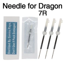 50 шт Перманентный макияж татуировки 7RL иглы дракона машина колпачок иглы для подарка