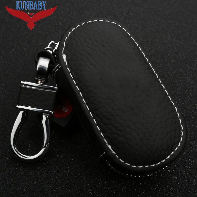 

KUNBABY New Arrival Men Genuine Leather Bag Car Key Case Cover Wallets Women Housekeeper Holders For Jeep VW BMW BENZ and so on