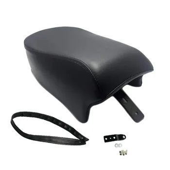 

Black Smooth Leather Motorcycle Rear Passenger Seat Cushion Pillion for Harley Sportster 48 72 XL1200X V 2016 2017 2018