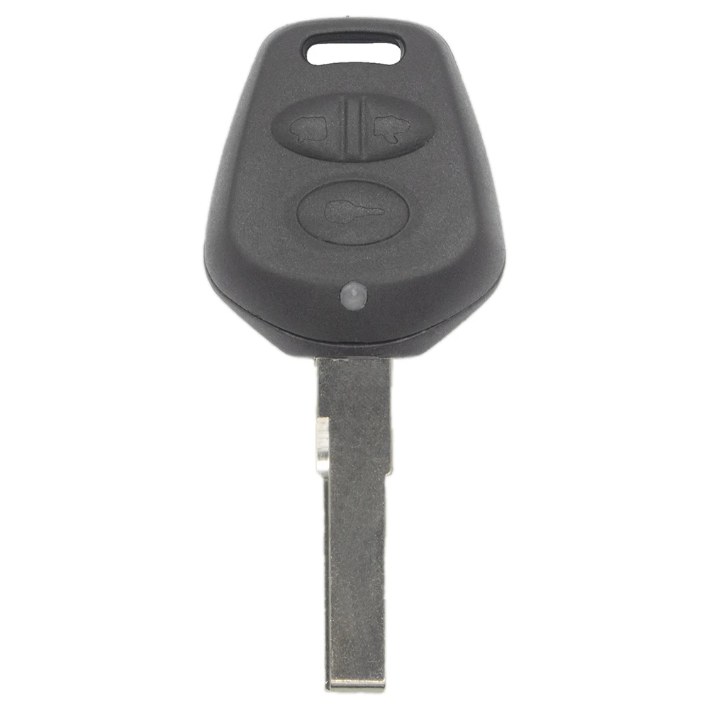 

WhatsKey Uncut Blade 3 Button Remote Key Shell Fob Case For Porsche 911 Cayenne Boxster With Logo Replacement Car Key Cover