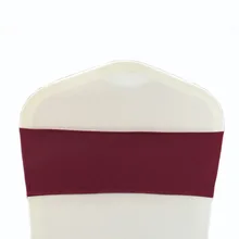 100 шт. эластичные галстуки-стульчики стрейч лайкра спандекс стул Декор-покрытие ленты без пряжки для банкета свадебные украшения