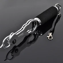 Высокое качество авиационная алюминиевая Рыба губы граббер Рыба захват с шкалой 15 кг рыболовные снасти