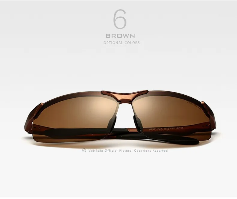 Алюминий магния поляризованных солнцезащитных очков Для мужчин солнцезащитные очки ночного вождения зеркало мужской очки аксессуары Goggle Óculos 6502