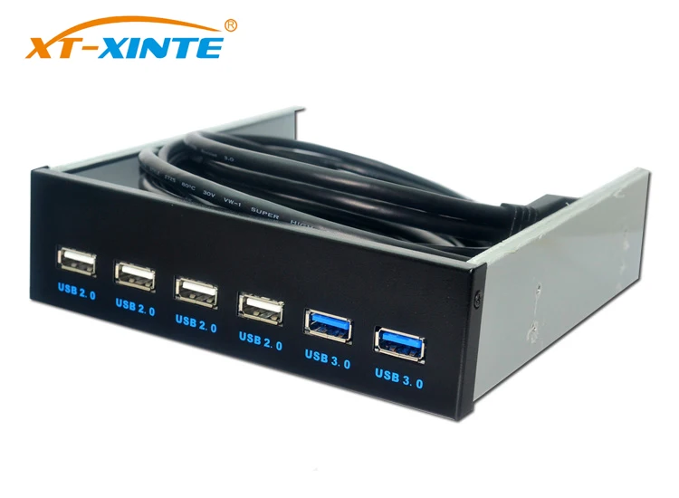 لسطح المكتب USB3.0 البصرية محرك الجبهة لوحة 5.25 بوصة USB HUB 9PIN/19PIN إلى 4 منافذ USB2.0 + 2 منافذ USB3.0 للكمبيوتر مرن خليج لسطح المكتب USB3.0 البصرية محرك الجبهة لوحة 5.25 بوصة USB HUB 9PIN/19PIN إلى 4 منافذ USB2.0 + 2 منافذ USB3.0 للكمبيوتر مرن خليج