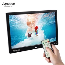 Andoer 1" светодиодный экран с цифровой фоторамкой, настольный дисплей альбомов, изображения 1080P MP4 видео MP3 аудио TXT электронная книга часы календарь Стенд