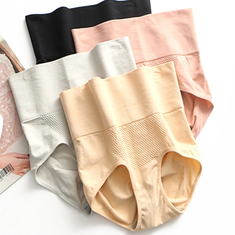 

Breathable High Shapewear Women Panty Girdle Shiny Fabric Shape Slimming Pants Tummy Control Underwear