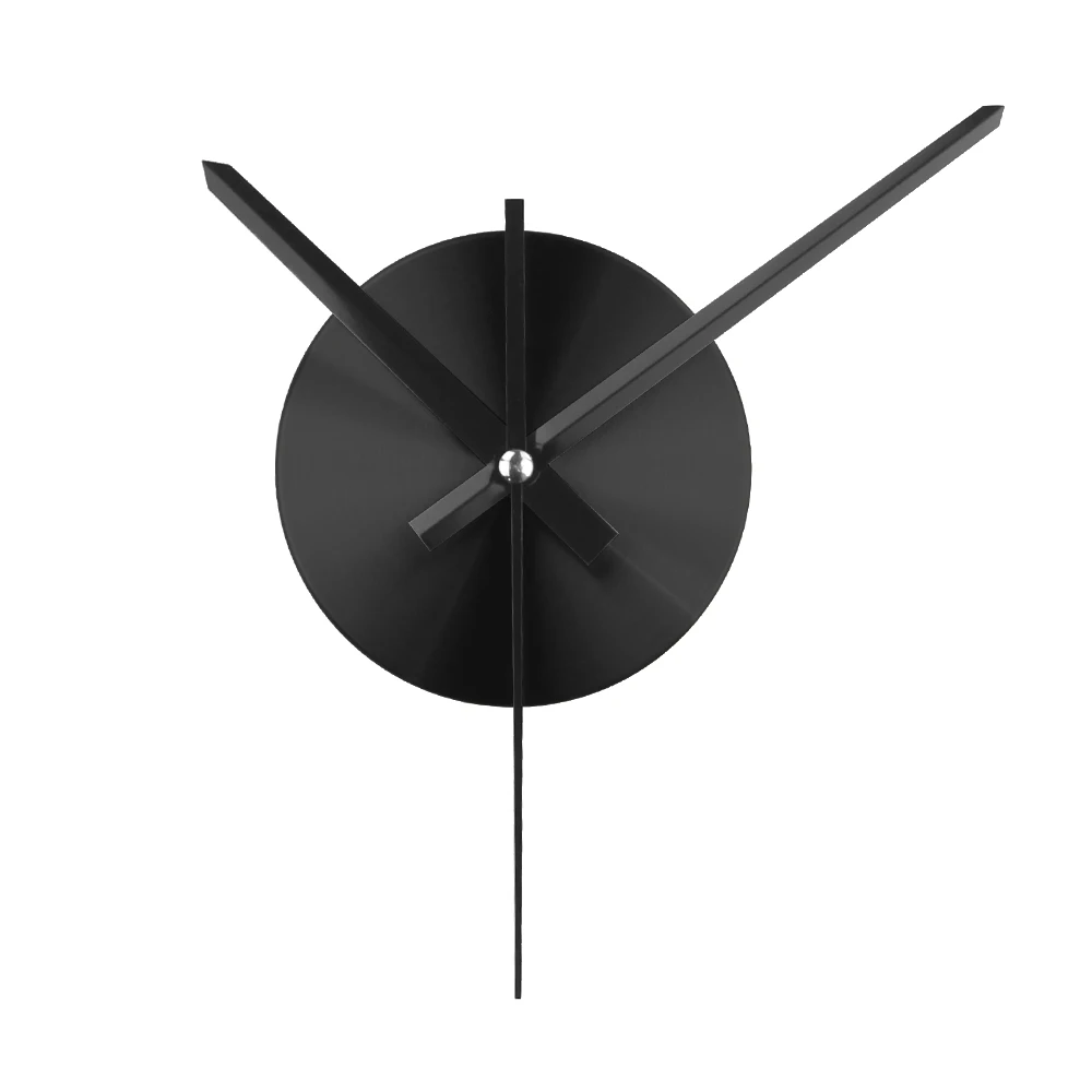 Black Новинка, короткие DIY часы, иглы, кварцевый механизм, часовая стрелка, аксессуары для 3D настенных часов, Современный домашний декор - Цвет: Black