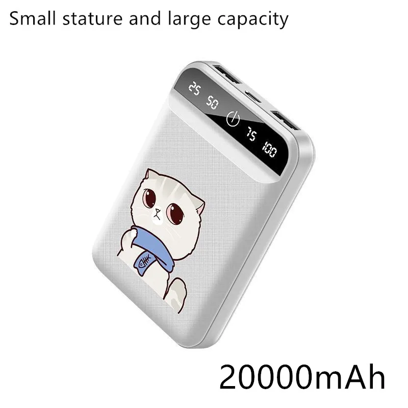 

Ultrathin 20000mah power bank Portable USB Batteria Charger powerbank external battery pover bank for iPhone X xiaom Samsung