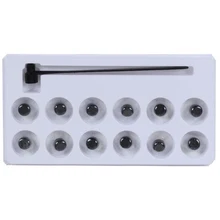 Дермальные иглы для кожи Двойные одиночные головки стерильные 7 звезд Дерм сливы иглы для иглоукалывания баночки терапия стекла D092