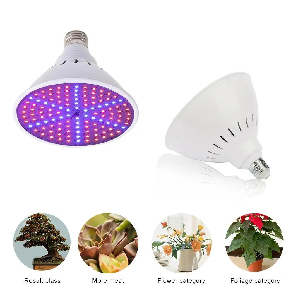 15W 126LED Grow Light Bulb Plant Hydroponic Bulb For Greenhouse Flowers