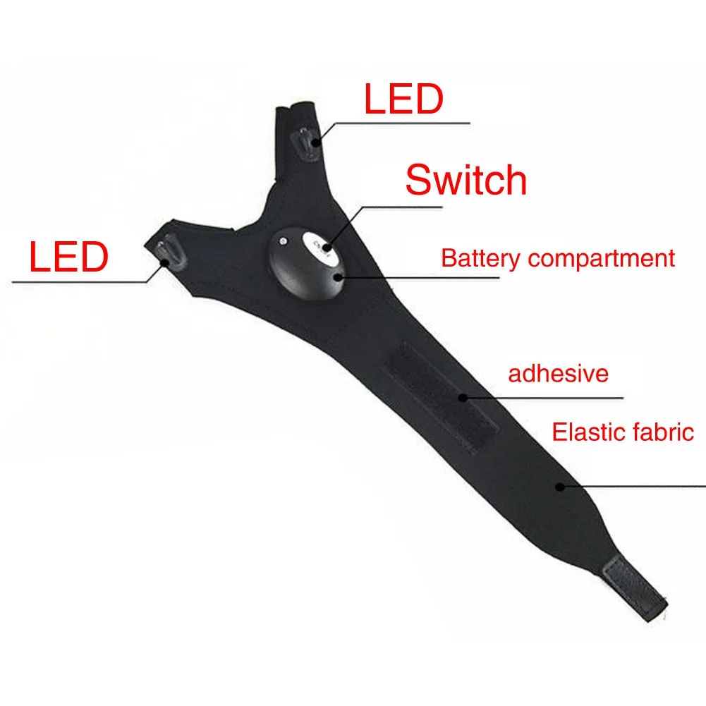 ILURE Новые перчатки для ночной рыбалки с светодиодный светильник инструменты для спасания наружное снаряжение для правой и левой руки