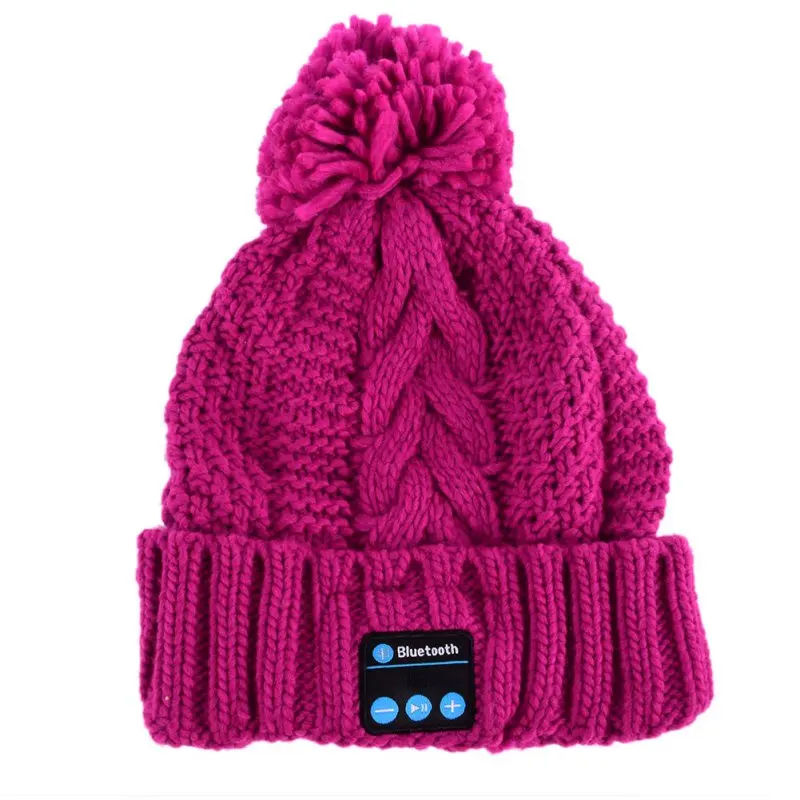 

Soft Warm Beanie Hat Wireless Bluetooth Smart Cap Headphone Headset Speaker Mic