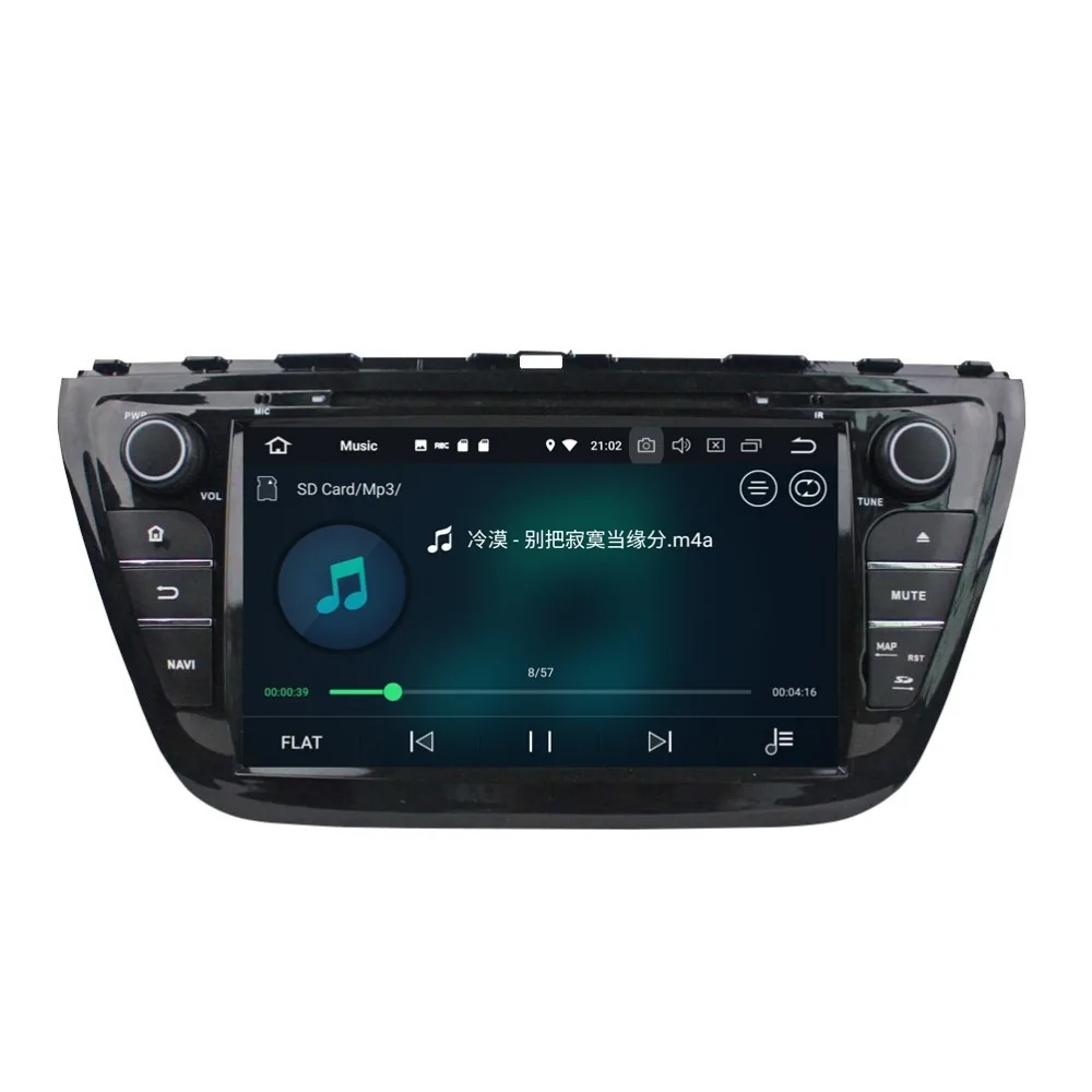 Best 2 din 8" Android 8.0 Octa Core Car DVD Multimedia GPS Navigation for Suzuki SX4 /S Cross 2014 Radio Bluetooth WiFi Mirror-link 6