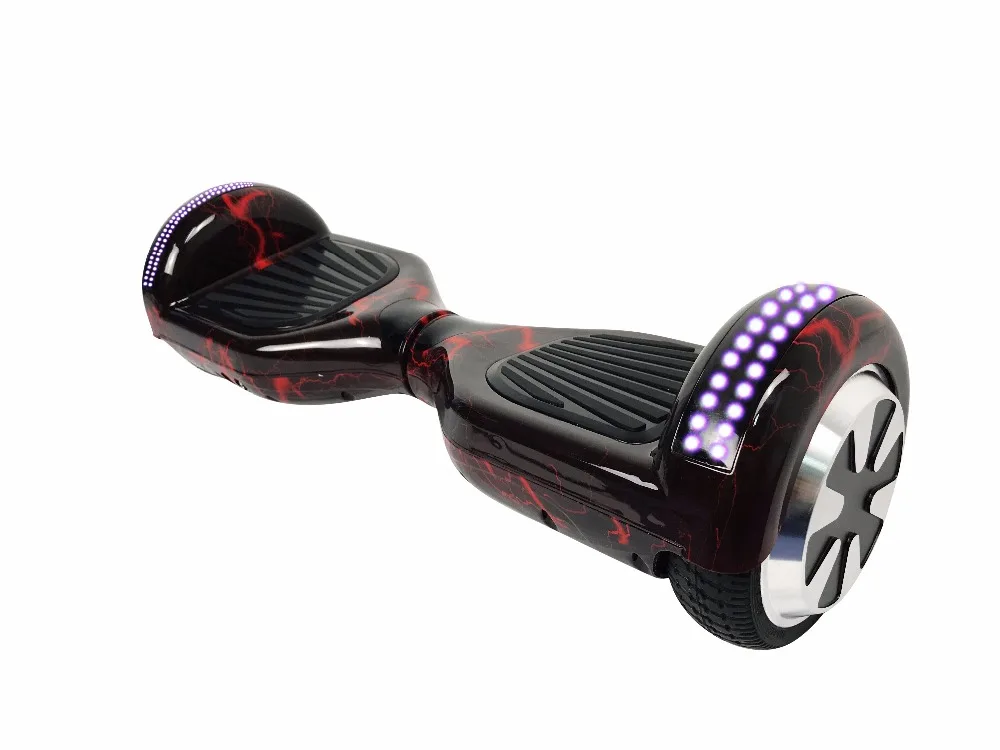  6.5 Inch Hoverboard Manillar Electric Scooters Self Balancing Scooter Gyroscope Two Wheels Overboard LED Light+Bluetooth (21)