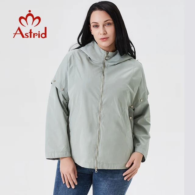 Astrid 2019 Тренч Осень Новый женский Повседневный Тренч однотонный модный Тренч короткое пальто для женщин одежда AS-6139