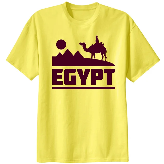 Egypt Scene T Shirts Casual Novelty Unisex Men short Tee T shirt