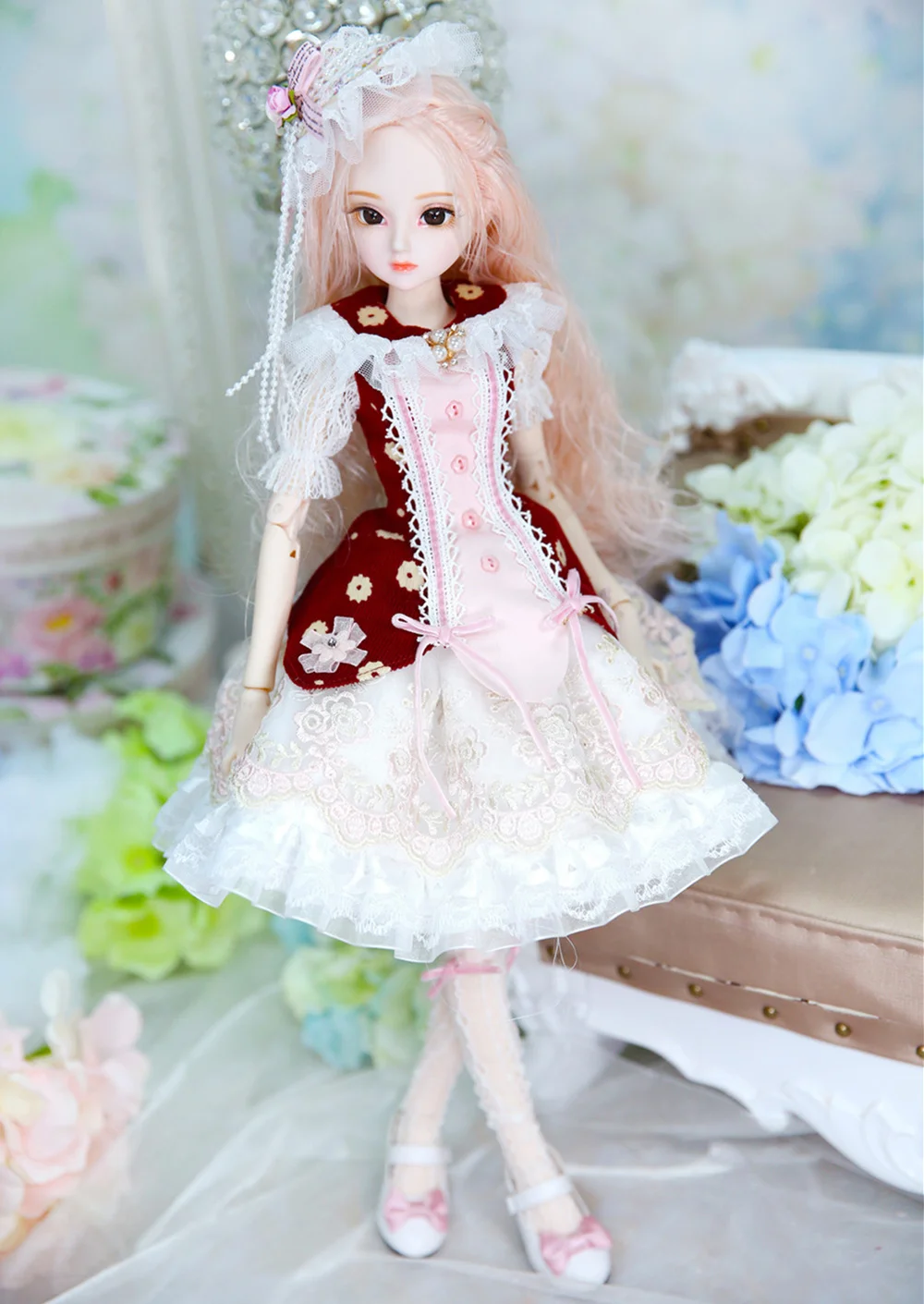 1/4 BJD Blyth кукла молочная королева имя румия бледно-розовые волосы механическое соединение тела девушки ледяной, SD