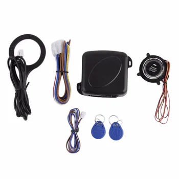 

Car Smart Start System Push Engine Start Button Engine Lock Ignition Starter Auto Start Stop Starline Immobilizer