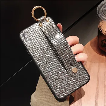 

DanYee 10pcs/lot TPU Soft Case with Finger Ring/wristband/Rhinestones Back Cover Case For IphoneXs Max Free Shipping