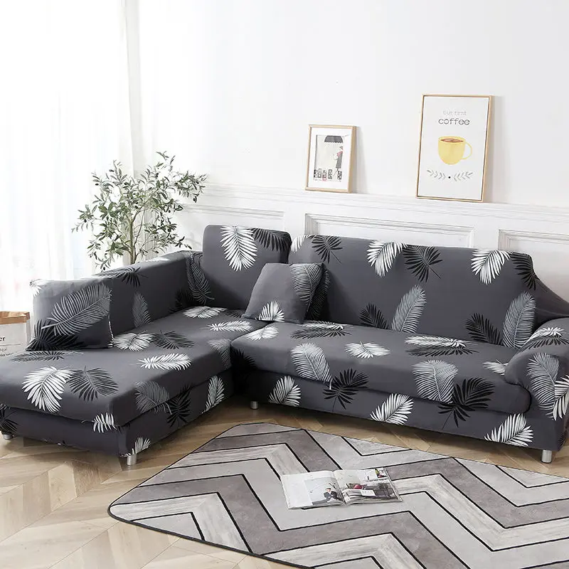 Цветочный принт шезлонг диван эластичный Диванный чехол Чехлы для дивана для гостиной(необходимо заказать 2 шт.), чтобы соответствовать угловому дивану