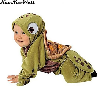 

Children Halloween Clownfish Finding Kids Sea Turtle Fish Jumpsuit Baby Suit Nemo baby Kersh Crush sea turtle fish costume