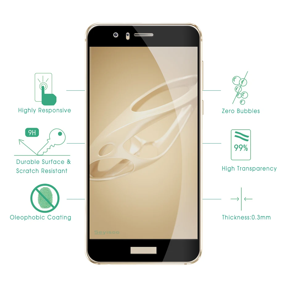 Seyisoo Brand Tempered Glass For Huawei Honor 8 (6)